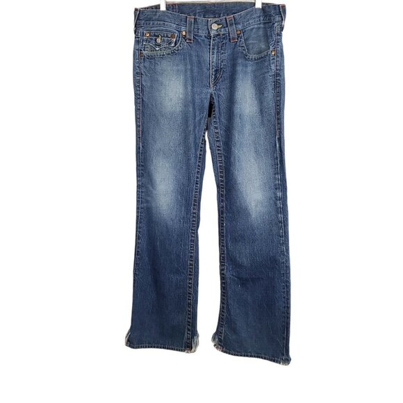 True Religion World Tour Billy Straight Leg Jeans - Picture 1 of 14